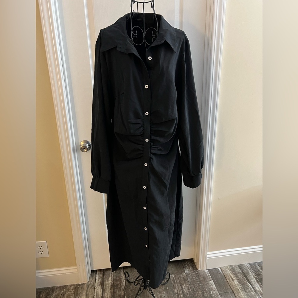 SHEIN Black Midi Dress, New w/o Tag